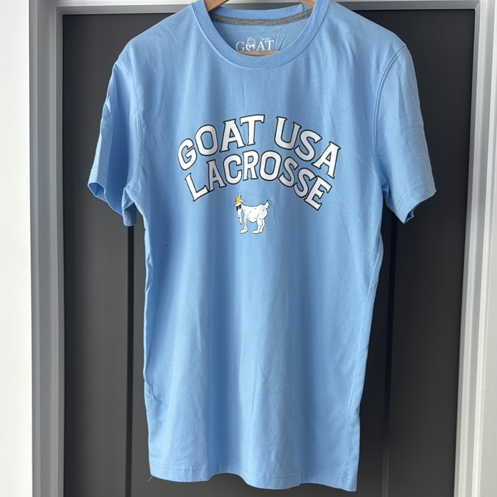 GOAT USA Blue Lacrosse Tee